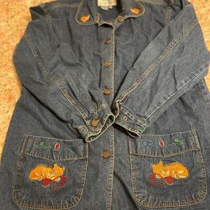 Casey Coleman Denim Jacket Woman's ML
